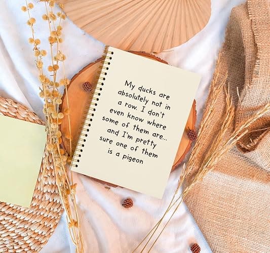 OXW Funny Office Gifts Notebook Journal, Gag Funny Gifts for Coworkers Women Men Boss Employee Adults Friends, Sarcastic Gift Notebook Journals for Writing(5.5'' X 8.3'') thumbnail 4