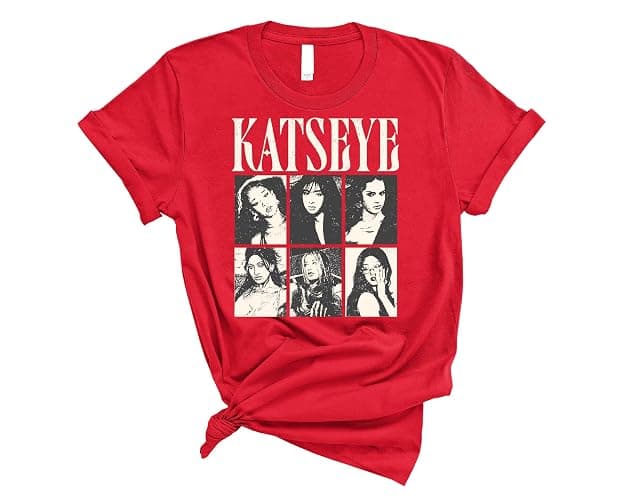 KATSEYE Vintage Style Photo Collage T Shirt Retro Pop Culture Casual Streetwear Tee thumbnail 5