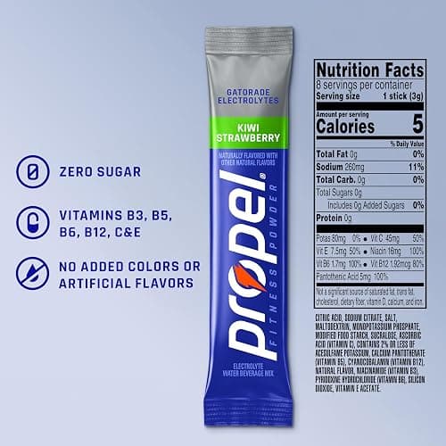Propel Powder Packets, Kiwi Strawberry (Pack of 32) thumbnail 2