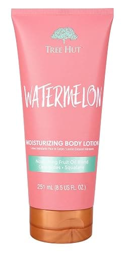 Tree Hut Watermelon Moisturizing Body Lotion, 8.5 Fl Oz | Ceramide and Squalene Formula Helps Protect Skin, Long-lasting Hydration Leaves Skin Feeling Soft & Moisturized, Vegan - Image 1