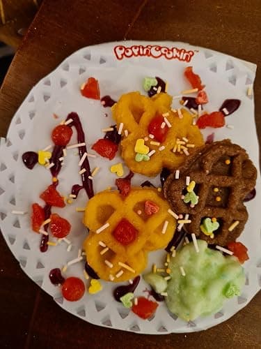 Kracie Popin Cookin tanoshii waffle DIY candy thumbnail 2