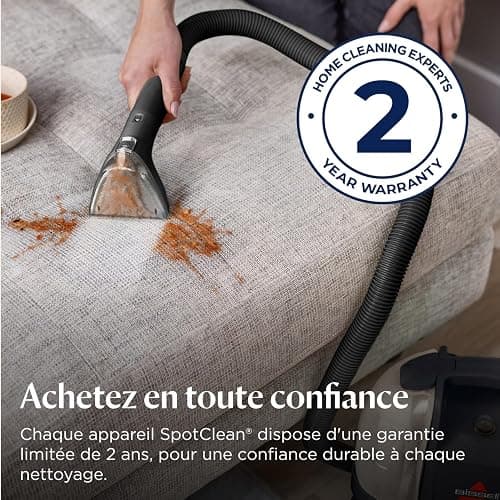 BISSELL SpotClean Mini Shampouineuse Filaire 41491 | Nettoyeur tapis portable, idéal pour nettoyages rapides, compact et léger, pour voiture, bateau, canapé et plus thumbnail 14