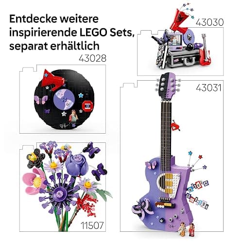 LEGO Editions Olivia Rodrigos Konzertmond - Spielzeug Plattenspieler, Schallplatte & Minifigur - Musik Deko für den Nachttisch - Geschenk für Teenager Mädchen ab 14 Jahren & Fans - 43029 thumbnail 9