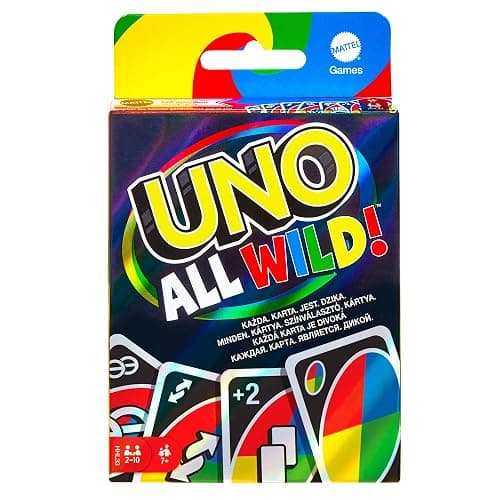 Mattel Games UNO All Wild Card Game with 112 Cards, Toy for Kid, Family & Adult Game Night for Players 7 Years & Older thumbnail 7