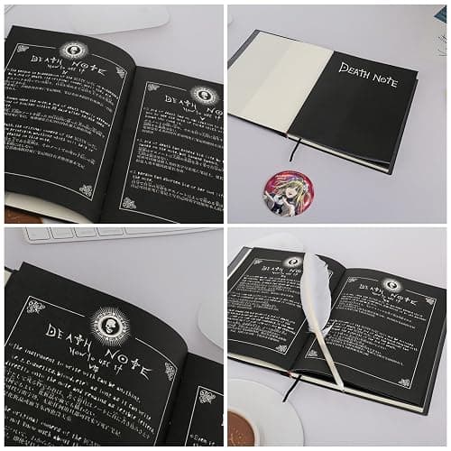 Death Note Buch, Death Note Notizbuch, Notizbuch Death Note, Death Note Merch Date Notizbuch Basics Notizbuch Planungsnotizbuch Heft liniert Für Cosplay Fans von Anime Büro Schulgeschenke Studenten thumbnail 7