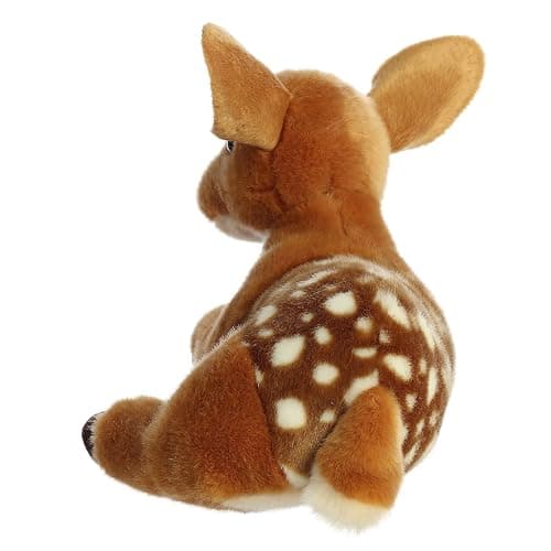 Aurora® Realistic Miyoni® Deer Stuffed Animal - Lifelike Details Make a Cherished Companion - Perfect for Decorating Bedrooms or Classrooms - Brown 14 Inches thumbnail 5