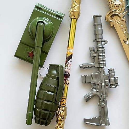sencoo 24 pack Gel Pens Black Ink Sword Creative Stationery Pens Students Prize Children Gift Christmas Birthday School Boy Present thumbnail 7