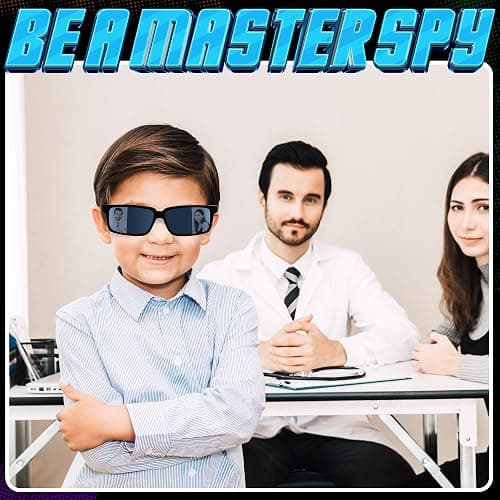 Spy Glasses for Kids in Bulk - (Pack of 3) Spy Sunglasses Rear View to See Behind You, for Fun Party Favors, Spy Gear Detective Gadgets Gift for Boys & Girls Great for Goodie Bags, Carnival Prizes thumbnail 6