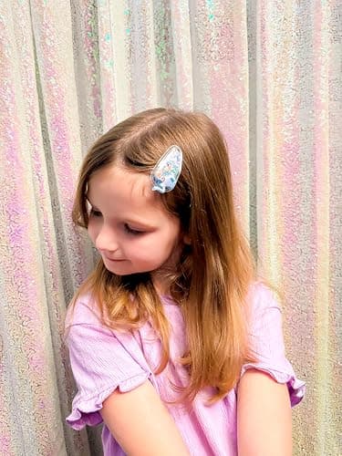 LUV HER Licensed Hair Accessories For Girls, 6pc Cute Hair Clips with Favorite Disney Princess Character Charms, Magical Confetti Hair Clips, Ages 3+ thumbnail 7