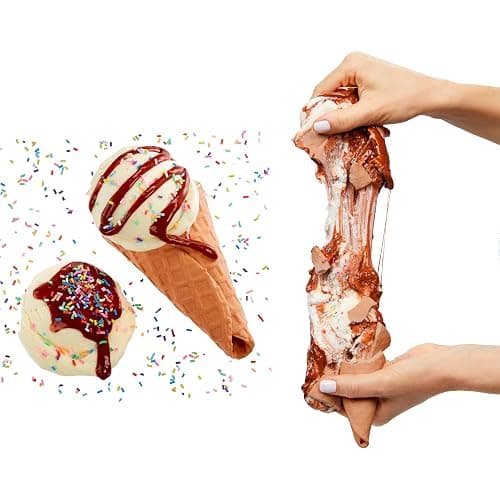 Slime Life Ice Cream Cone DIY Slime Kit - Unboxing Ingredients to Make, Smash, and Stretch Your Food Slime, Ages 8+ thumbnail 4