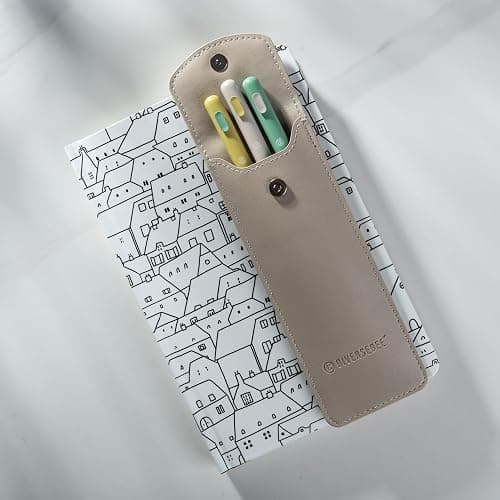 DIVERSEBEE Adjustable Elastic Band Pen Holder for Notebooks, Pen Sleeve Pouch for Journals, Pencil Holder, Bible Planner Accessories, Cute Pencil Case (Hazel) thumbnail 6