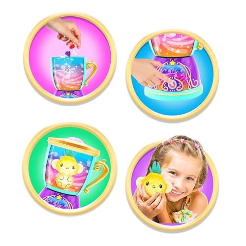 Wiz-O-Magic Blender – 2-in-1 Magical Surprise Reveal Toy with Sounds – Includes 2 Smoothie Pet Plushies Inside! Blend It, Spin It, Love It! – Ages 4+ thumbnail 5