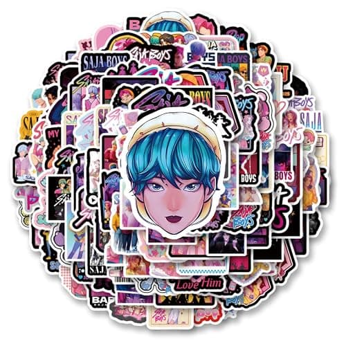 120pcs Saja Boys Stickers Pack, Cartoon Cute Vinyl Waterproof Decals for Water Bottle,Laptop,Phone,Skateboard,Scrapbooking,Bumper Gifts for Kids Teens for Party Supply thumbnail 9