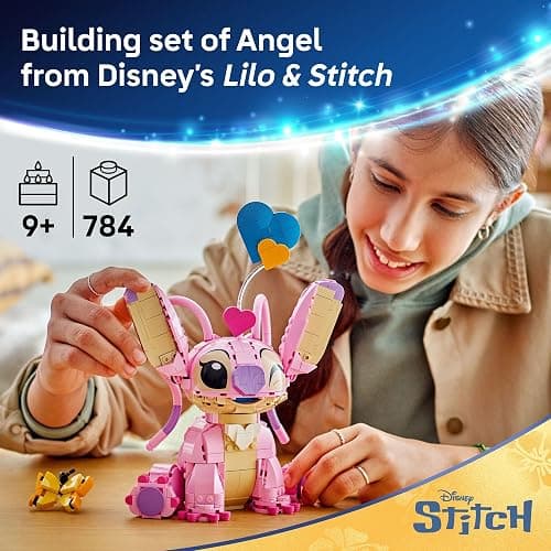 LEGO Disney Angel Lilo & Stitch Kids Toy - Room Decor and Building Set for Girls and Boys, Ages 9+ - Birthday Gift Idea for Young Fans Who Love Stitch Stuff and Learning Toys - 43257 thumbnail 2