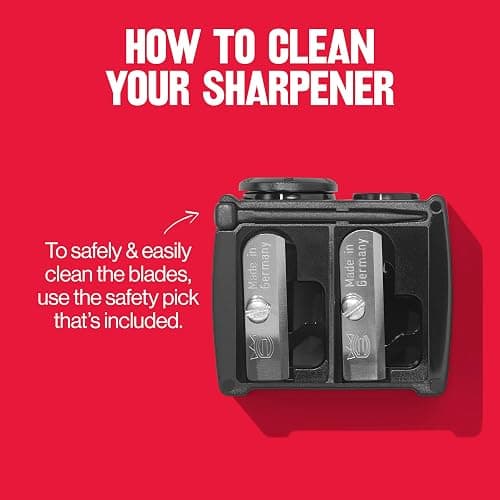 Revlon Universal Points Sharpener, Makeup Sharpener for Wooden and Plastic Makeup Pencils, Fits Small to Large Pencils, Stocking Stuffer for Women, 1 count thumbnail 6
