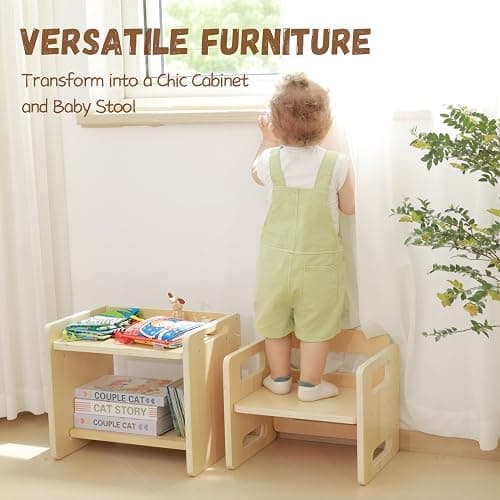 bpmfkid Montessori Weaning Table and Chair Set - Adjustable Design for Toddlers, Ideal for Mealtime, Learning, and Play thumbnail 6