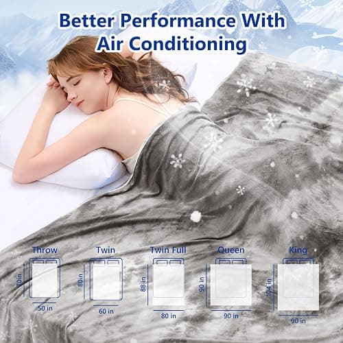 Topcee Cooling Throw Blanket for Night Sweats Decorative Tie Dye, Absorbs Heat to Keep Cool on Warm Nights, Q-Max 0.5 Cooling Blankets for Hot Sleepers, Cool Lightweight Sofa Throw Blanket (50"x70") thumbnail 7