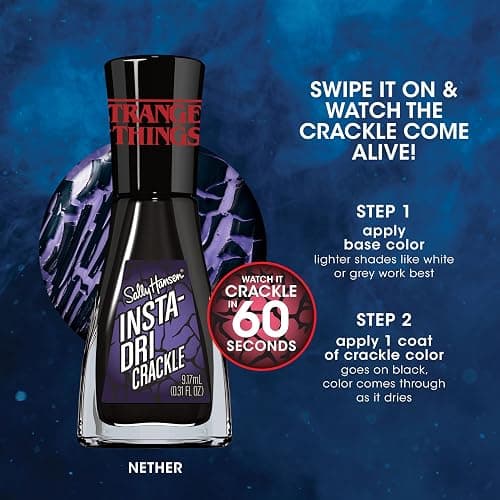 Sally Hansen Insta-Dri x Stranger Things Nail Polish, Nether, 0.31oz thumbnail 4