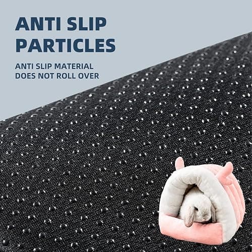 Hay Natural Guinea Pig Hideout, Warm Bed for Guinea Pig,Rabbits, Chinchillas, Guinea Pig Bed, Cozy Small Animal Winter Shelter (Pink, Medium) thumbnail 7
