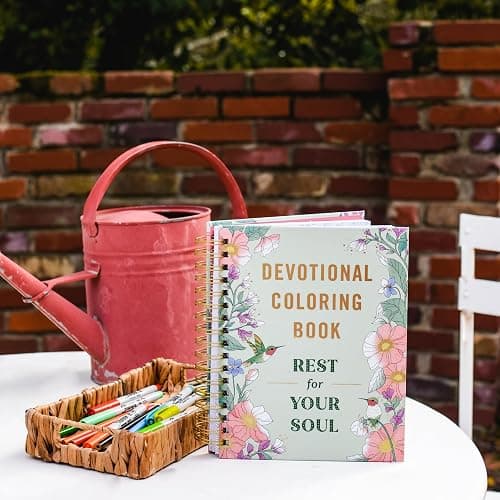 Rest For Your Soul: Devotional Adult Coloring Book (77 Daily Devotions and Coloring Pages to Restore Your Spirit) – The Perfect Gift for Christian Women (Faith Inspired Creativity) thumbnail 2
