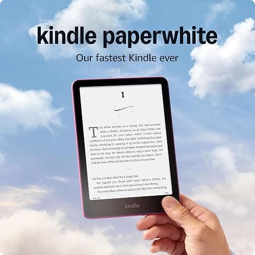 Amazon Kindle Paperwhite 16GB (newest model) – Our fastest Kindle ever, with new 7" glare-free display and weeks of battery life – Without lockscreen ads – Raspberry thumbnail 8