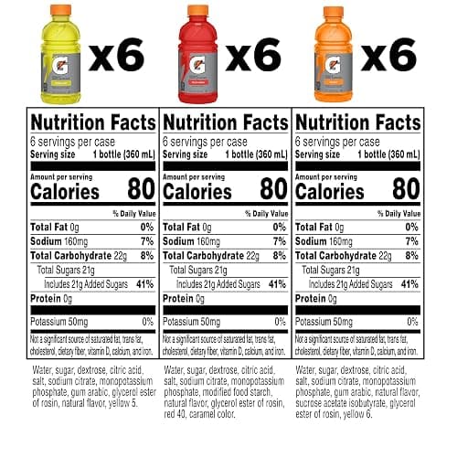 Gatorade Thirst Quencher Sports Drink, Variety Pack, 12 Fl Oz (Pack of 18) thumbnail 2
