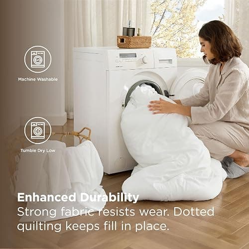 Bedsure Full Size Comforter Set, White Soft Prewashed Bedding for All Seasons, 7 Pieces Warm Winter Down Alternative Bed Set, Fluffy Bed in a Bag with Sheets, Pillowcases & Shams thumbnail 7