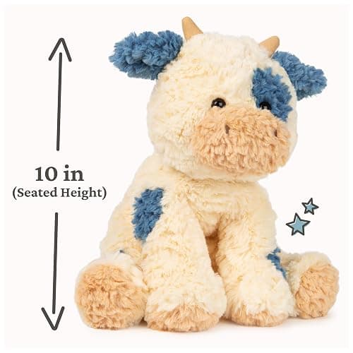 GUND Cozys Collection Cow 10-Inch Stuffed Animal Sensory Toy for Ages 0+ thumbnail 3