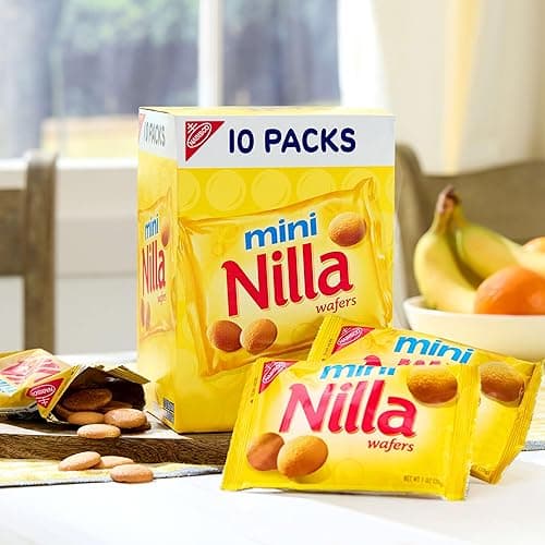 NILLA Wafers Mini Cookies, Vanilla Wafers, 10 Snack Packs thumbnail 8