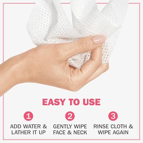 Olay Daily Facials 5-In-One Hydrating Cleansing Cloths with Grapeseed Extract, 66 Count thumbnail 3