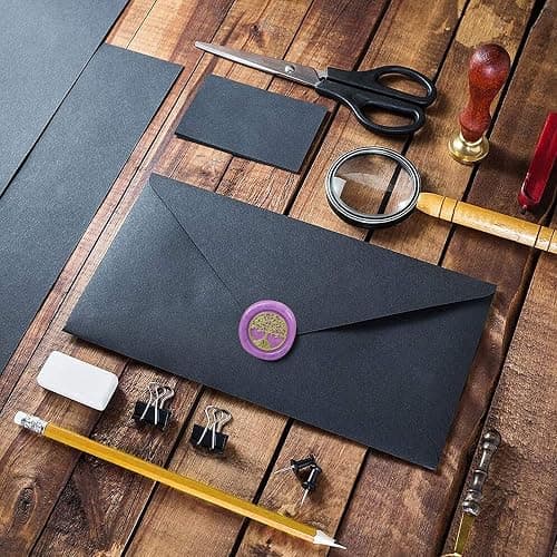 YIPLED 728PCS Wax Seal Stamp Kit with 24 Color(30 Pieces per Color) for Beginners, Ideal for Wedding Invitations, Christmas Letters, Craft Projects, Gift & Wine Sealing thumbnail 4