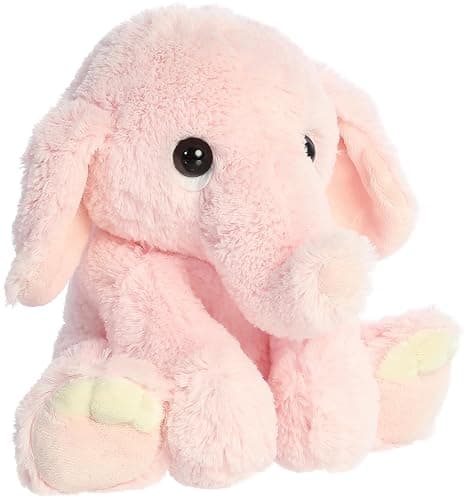 Aurora® Playful Lil Benny Phant™ Baby Stuffed Animal - Soft & Cuddly Toy - Imaginative Play - Pink 10 Inches - Image 1