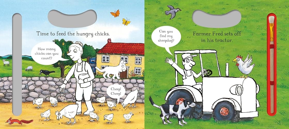 Farm Magic Painting: Just add water to paint! (Campbell Magic Painting, 1) thumbnail 4