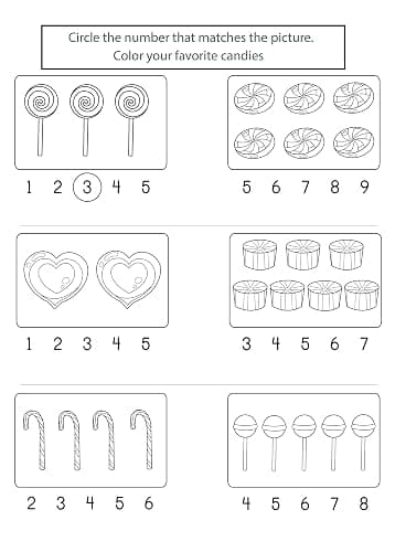 Preschool Math Workbook: Number Tracing, Addition and Subtraction math workbook for toddlers ages 2-4 and pre k thumbnail 3