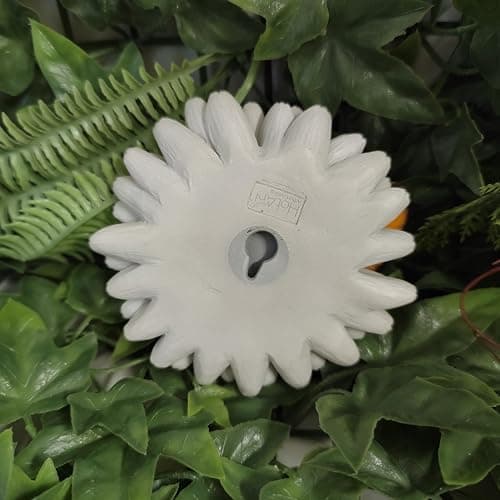Vivid Arts - Marguerite blanche à suspendre avec papillon - Décoration de jardin - Intérieur et extérieur thumbnail 9