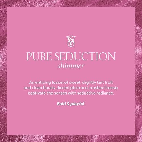 Victoria's Secret Pure Seduction Shimmer Body Spray for Women, Notes of Juiced Plum and Crushed Freesia, (8.4 oz) thumbnail 3