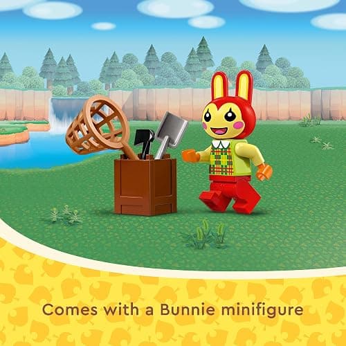 LEGO Animal Crossing Bunnie’s Outdoor Activities Buildable Creative Playset for Kids, Includes Video Game Toy Minifigures Tent and Rabbit, Animal Crossing Toy for Girls and Boys Aged 6 and Up, 77047 thumbnail 6