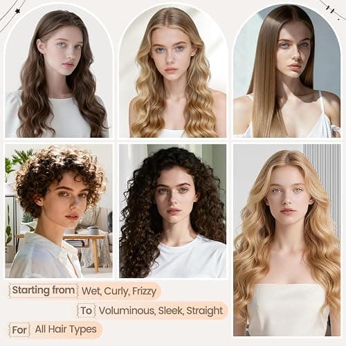 AFDD Hair Smooth Attachment for Shark Flexstyle HD400 Series, Gentle Airflow Smooth Nozzle for Shark Flex Style, Hair Straightener Replacement Part from Curly Wet to Straight Smooth Sleek Shiny Hair thumbnail 8