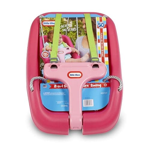 Little Tikes 2-in-1 Snug 'n Secure Swing Magenta thumbnail 3