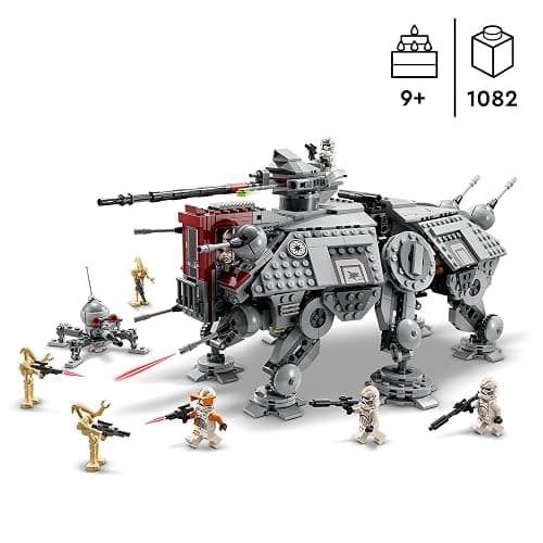 LEGO Star Wars 75337 AT-TE Walker Building Toy with 3 212th Clone Trooper Minifigures, plus Dwarf Spider & Battle Droid Figures - Gift for 9+ Year Old Boys & Revenge of the Sith Fans thumbnail 4
