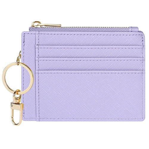 Sodsay Card Case Slim Front Pocket Wallet for Women Credit Card Holder with Keychain | Slim, Credit Card Holder, Front Pocket, with Keychain - Image 1
