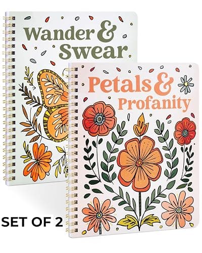 Beautiful Coloring Book Set of 2 for Adult Relaxation - Funny Coloring Books with Floral Designs for a lot of Laughs - The Perfect Stress-Relieving Gift for Women thumbnail 7