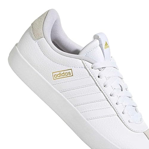 adidas Women's VL Court 3.0 Sneakers | Casual Shoes, Skateboarding-Inspired, Low-Cut, T-Toe, Lace Closure, Lightweight Cushioning, Standard Fit, For Everyday Wear thumbnail 8