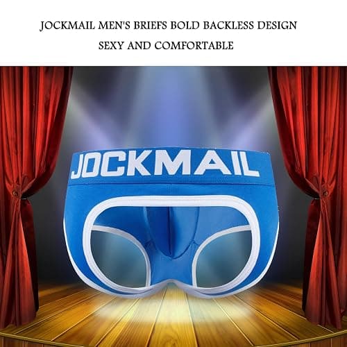 JOCKMAIL Mens Jockstrap Cotton Briefs Breathable Athletic Underwear for Athletic Supporter thumbnail 6