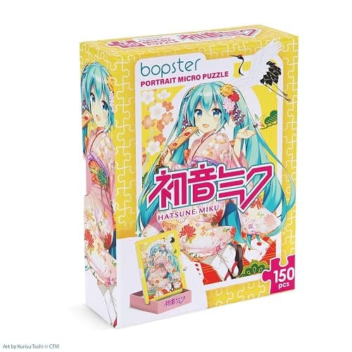 Hatsune Miku Japanese Virtual Singer Collectable Portrait Micro Puzzle – Kimono Design | 150 Pieces, Compact & Detailed | Perfect for Teens, Kidults, & Adult Collectors thumbnail 7