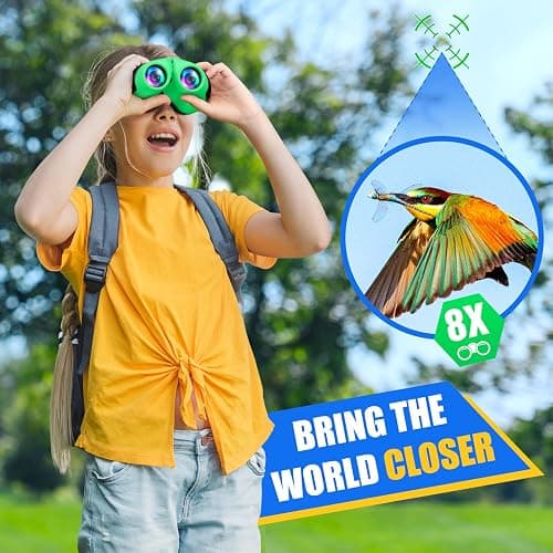 LET'S GO! Binocular for Kids, Compact High Resolution Shockproof Binoculars thumbnail 3