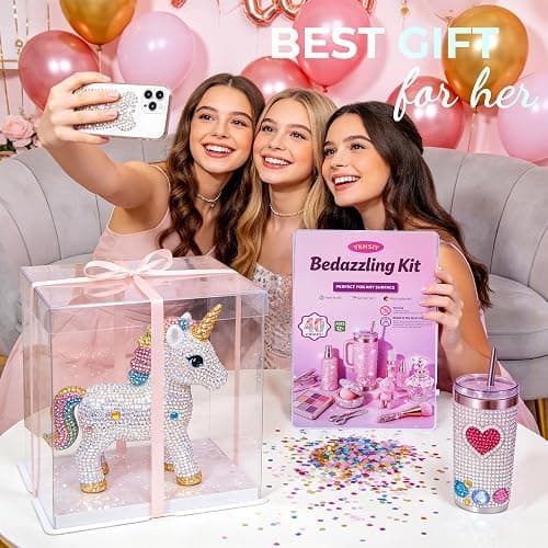 Bedazzling Kit 40000Pcs 40 Colors Resin Jelly Rhinestones, Multicolor 3mm Flatback Gems for Diamond Art, Bedazzler Kit with 4Pcs 10ml B7000 Jewelry Glue & Tools for DIY Nail Art Crafting Makeup Adults thumbnail 2