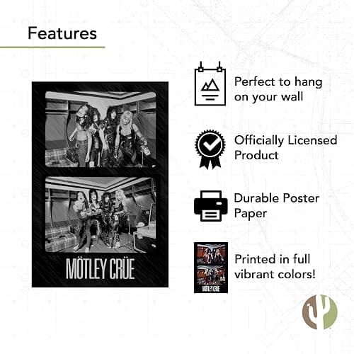 Desert Cactus Motley Crue Poster 24 x 36 inch Room Office Décor Decoration Official Fan Gear (24x36,Design 12) thumbnail 3