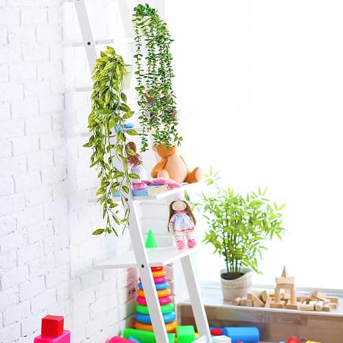 DREAMS 21 3-pack Fake Hanging Plants Artificial Indoor/Outdoor | Hanging Plants for Room Decor, Wall Shelf, Patio Garden thumbnail 2