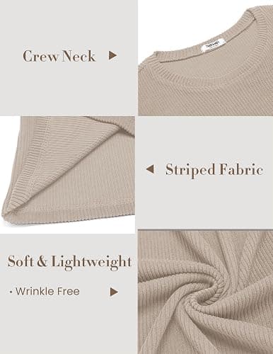 COOFANDY Mens Long Sleeve Shirts Thermal T-Shirt Slim Fit Crewneck Sweater Knitted Pullover Shirt thumbnail 5